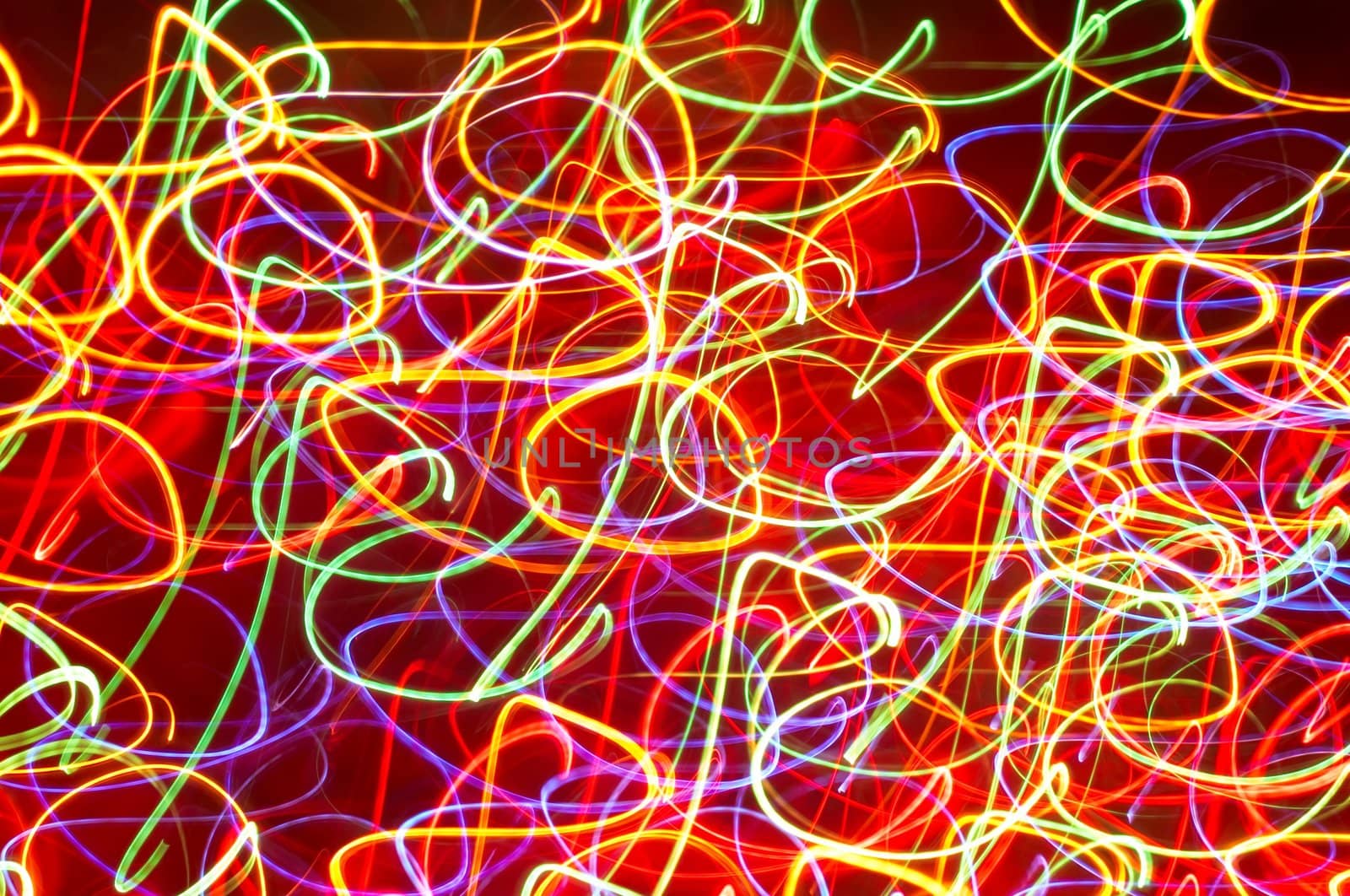 abstract background: colored light motion blurs #1