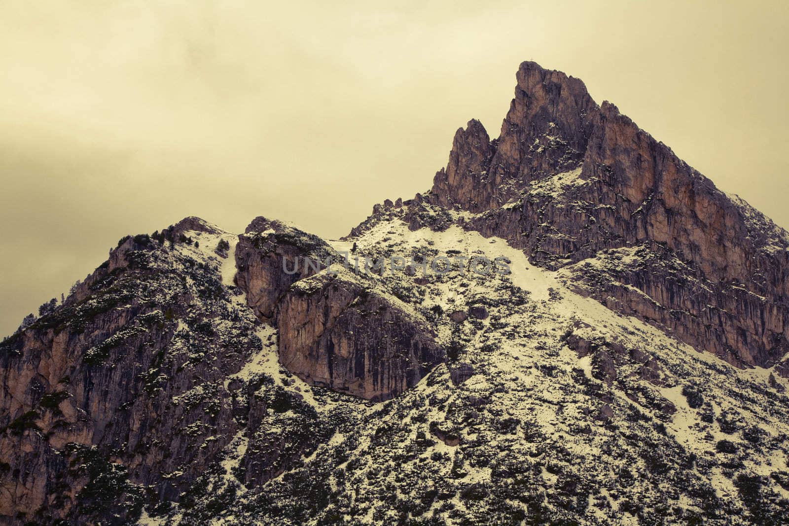 Dolomite winter peaks by ABCDK