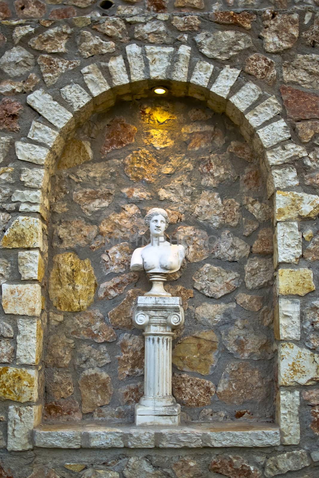 Ancient marble bust