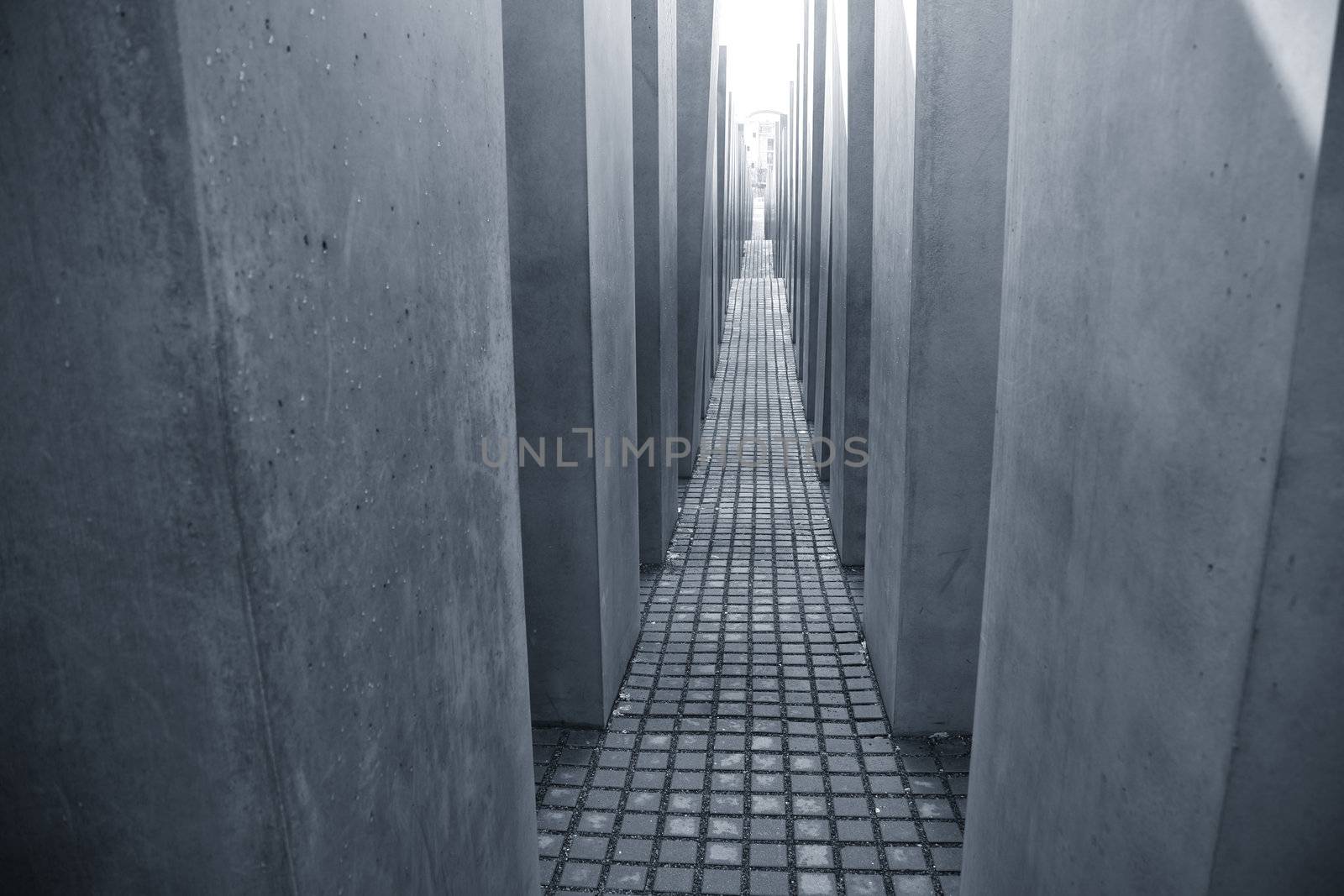 The Holocaost Memorial - Berlin, Germany opened 2005. The monument consist of 2711 concrete blocks placed on 19.000 squaremeters.