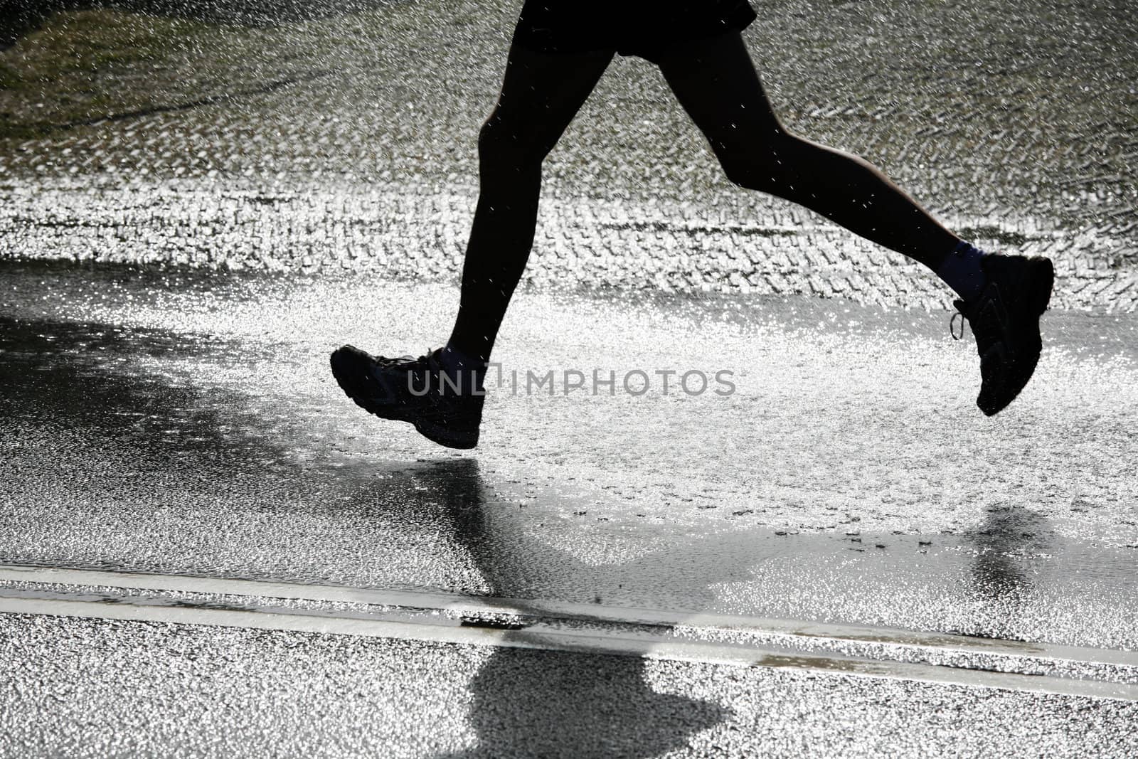 Marathon runner by ABCDK