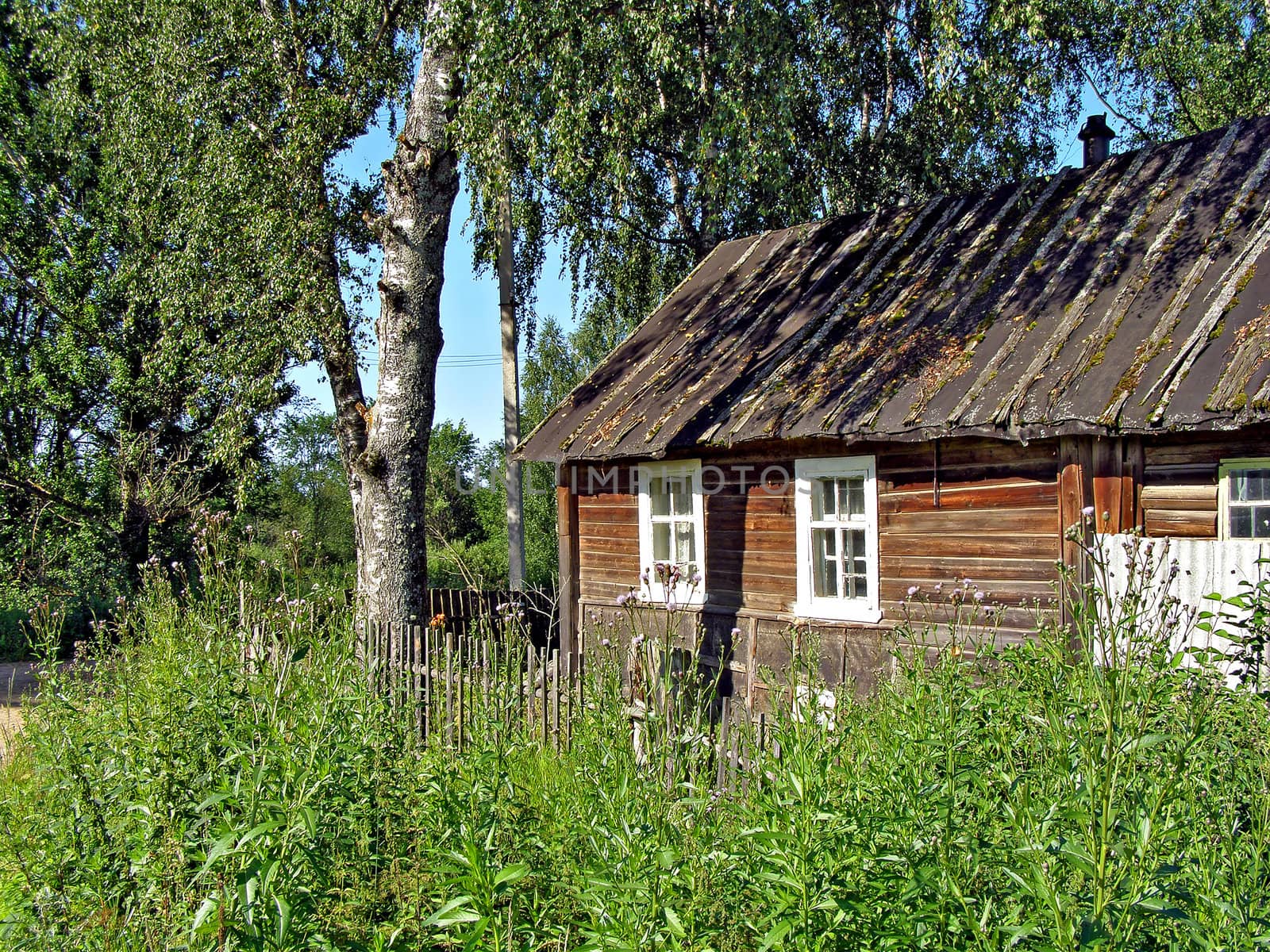 old wooden farmhouse