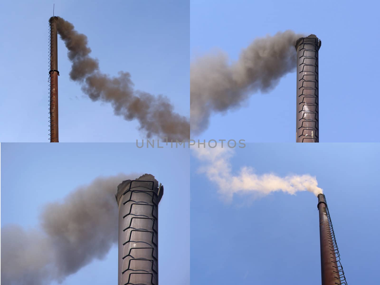 smoke from pipe