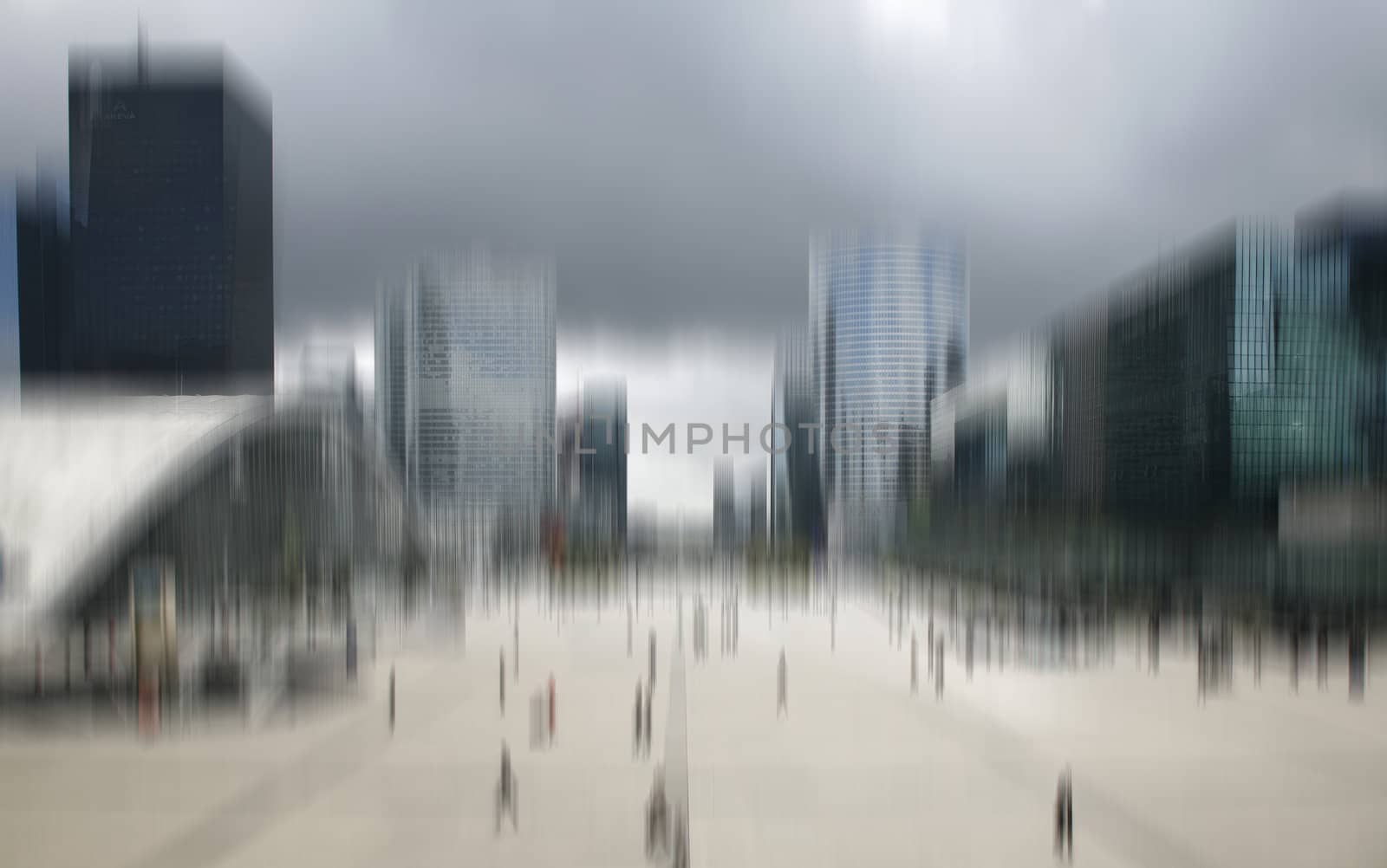 La Defense in motion by ABCDK