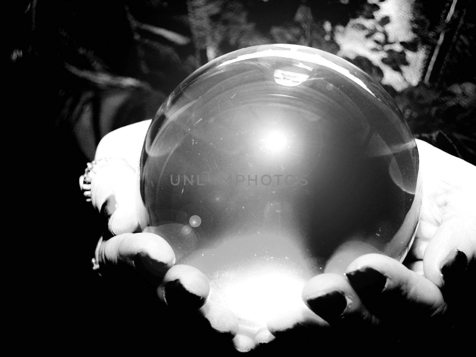 Black and White Crystal Ball