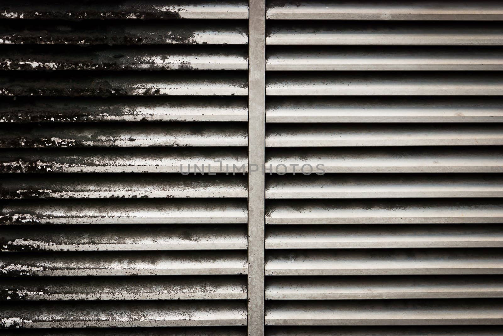 Dirty ventilation shaft taken with isolated front view, can be use for background and environmental concepts
