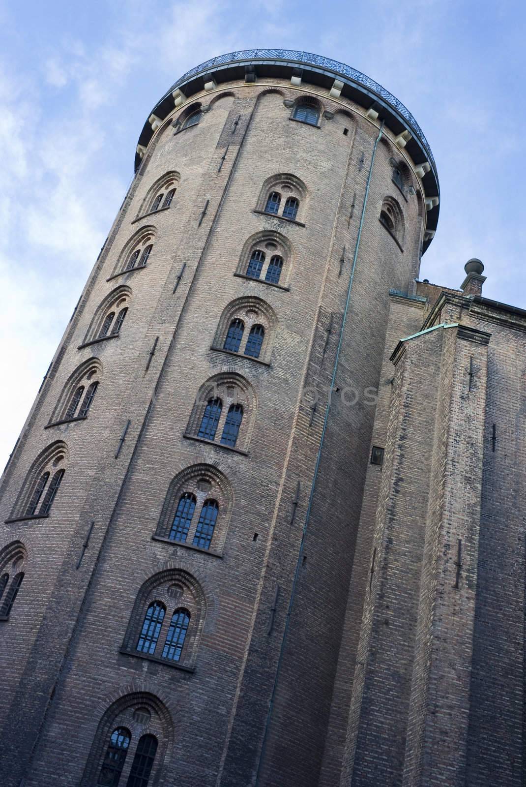 Round Tower of Copenhagen ( Runde Taarn) built by king Christian the fourth in the years 1637-42 as an observatory. In the same complex the Trinitas Church which in the early years was used as a university library.