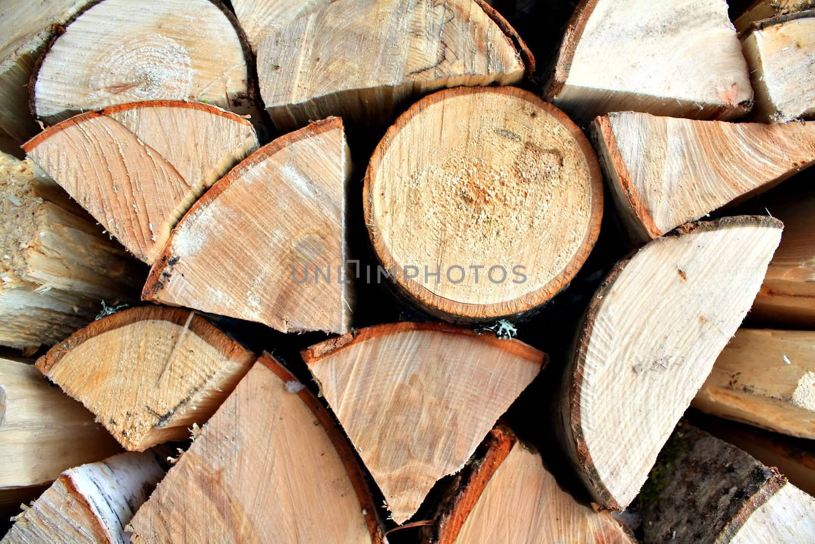stack of logs