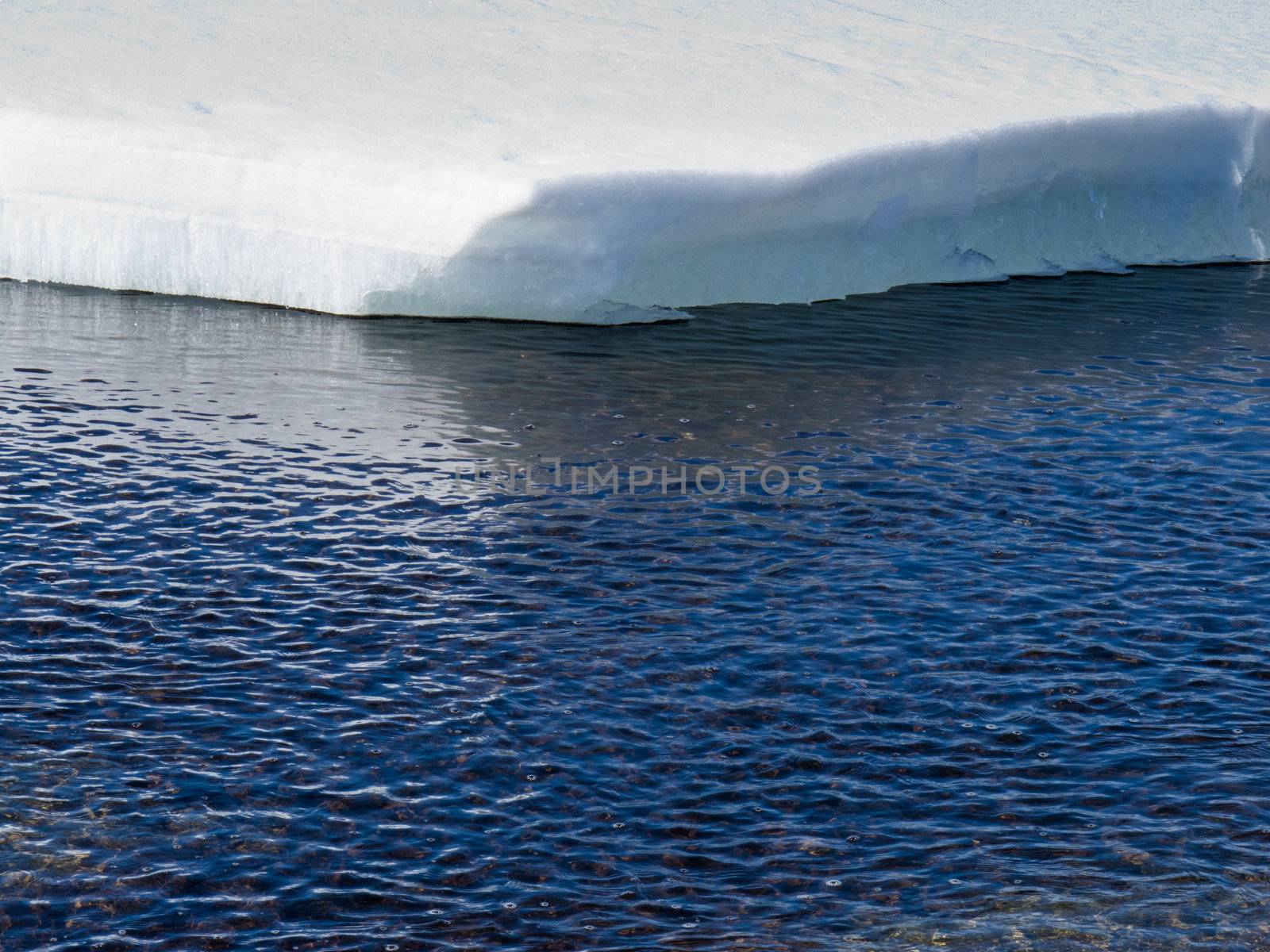 Edge of melting arctic sea-ice by PiLens