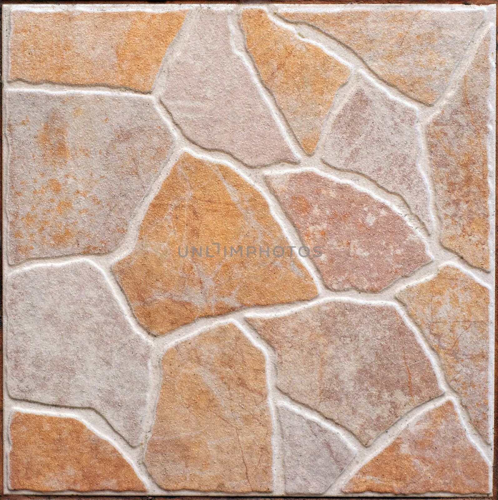 square brown decorative ceramic slab texture by starush