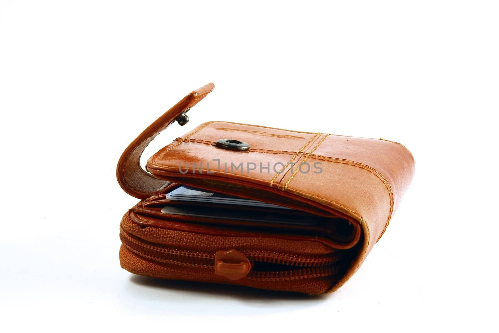 Purse on white background. Isolated object