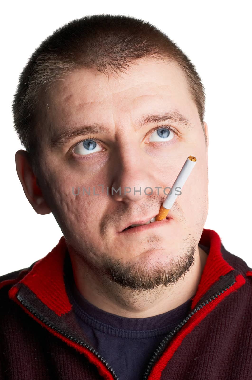 casual man with cigarette by starush