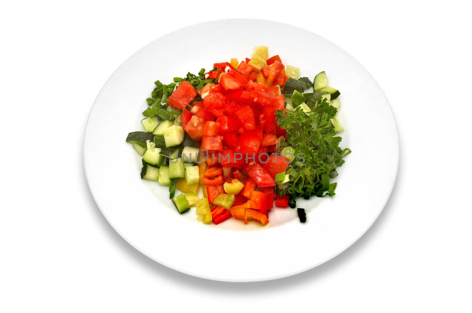 fresh vegetable salad by starush