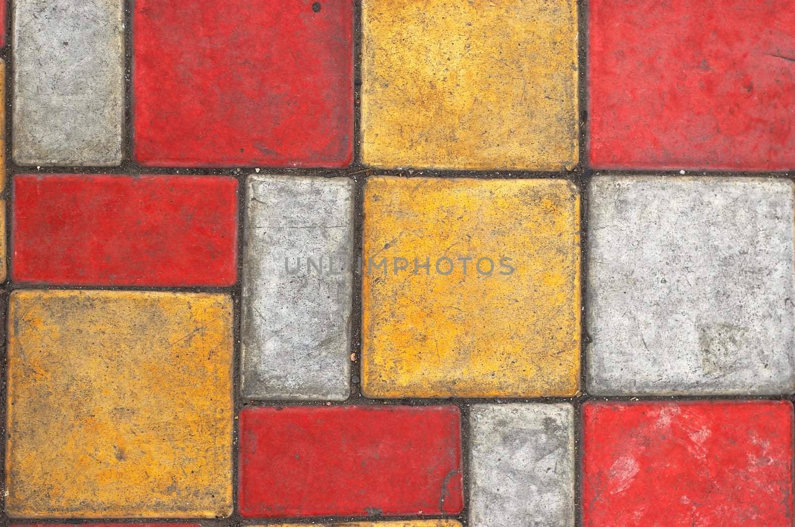 Bright colored paving slab texture/background #2