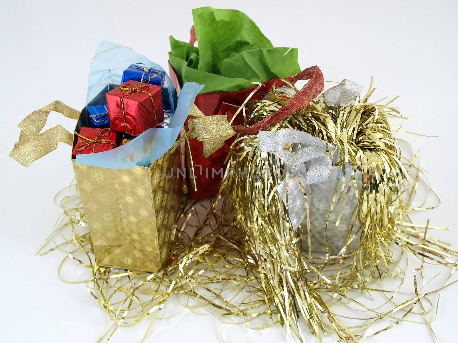 Foil Gift Bags by RGebbiePhoto