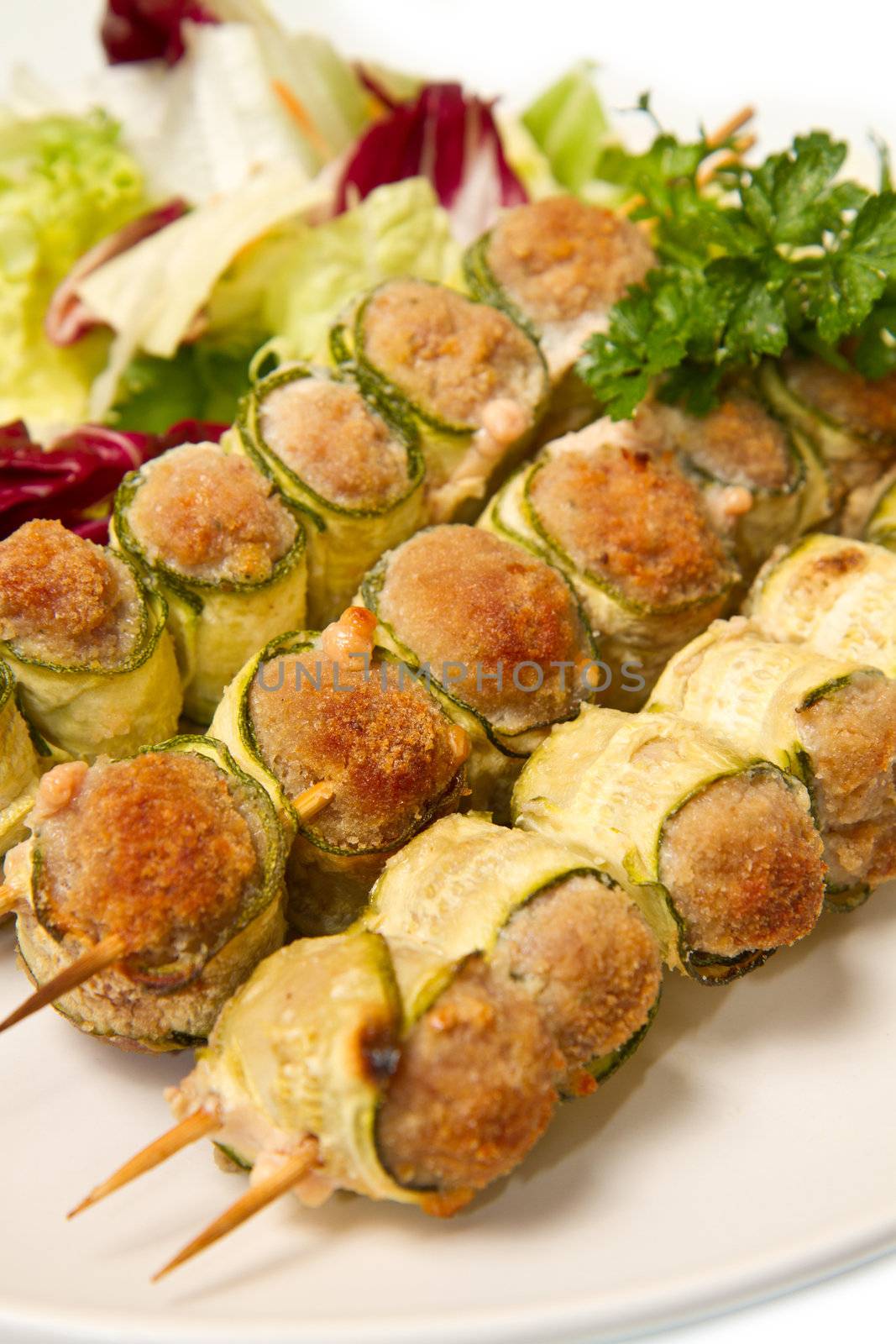 stuffed zucchini with meat