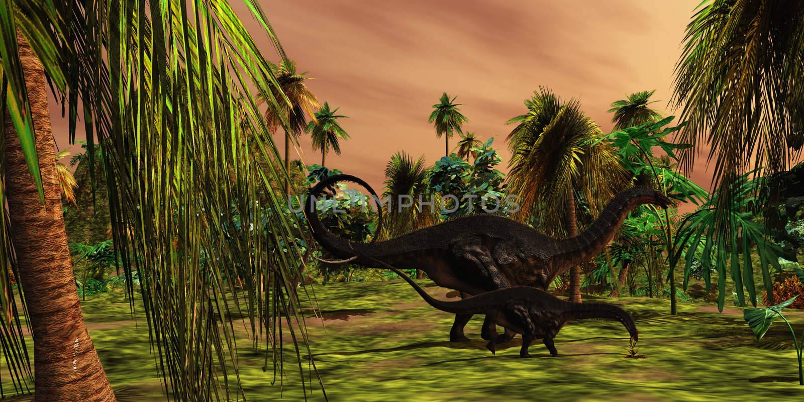 Apatasaurus Jungle by Catmando