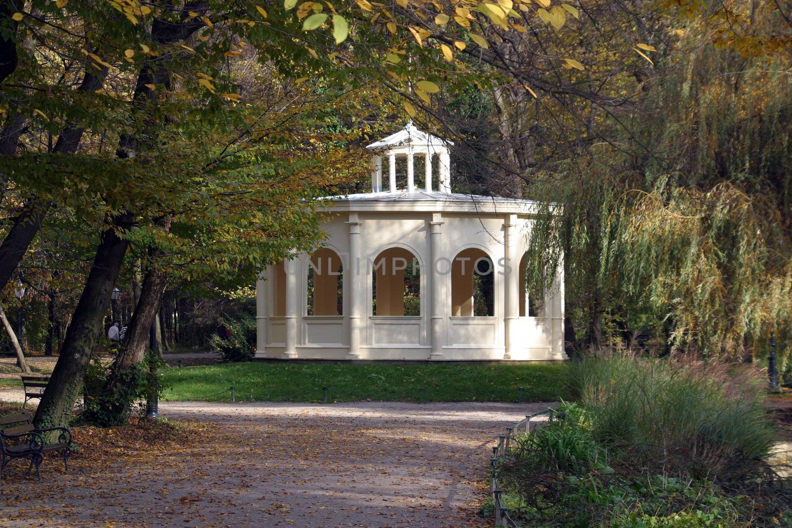 Pavilion in park Maksimir Zagreb