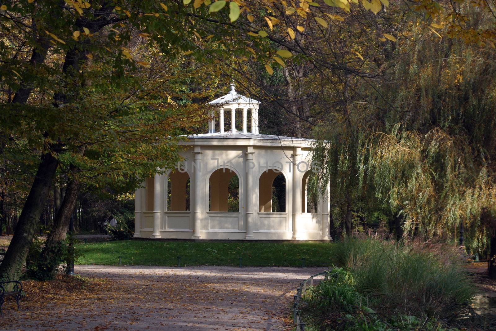 Pavilion in park Maksimir Zagreb