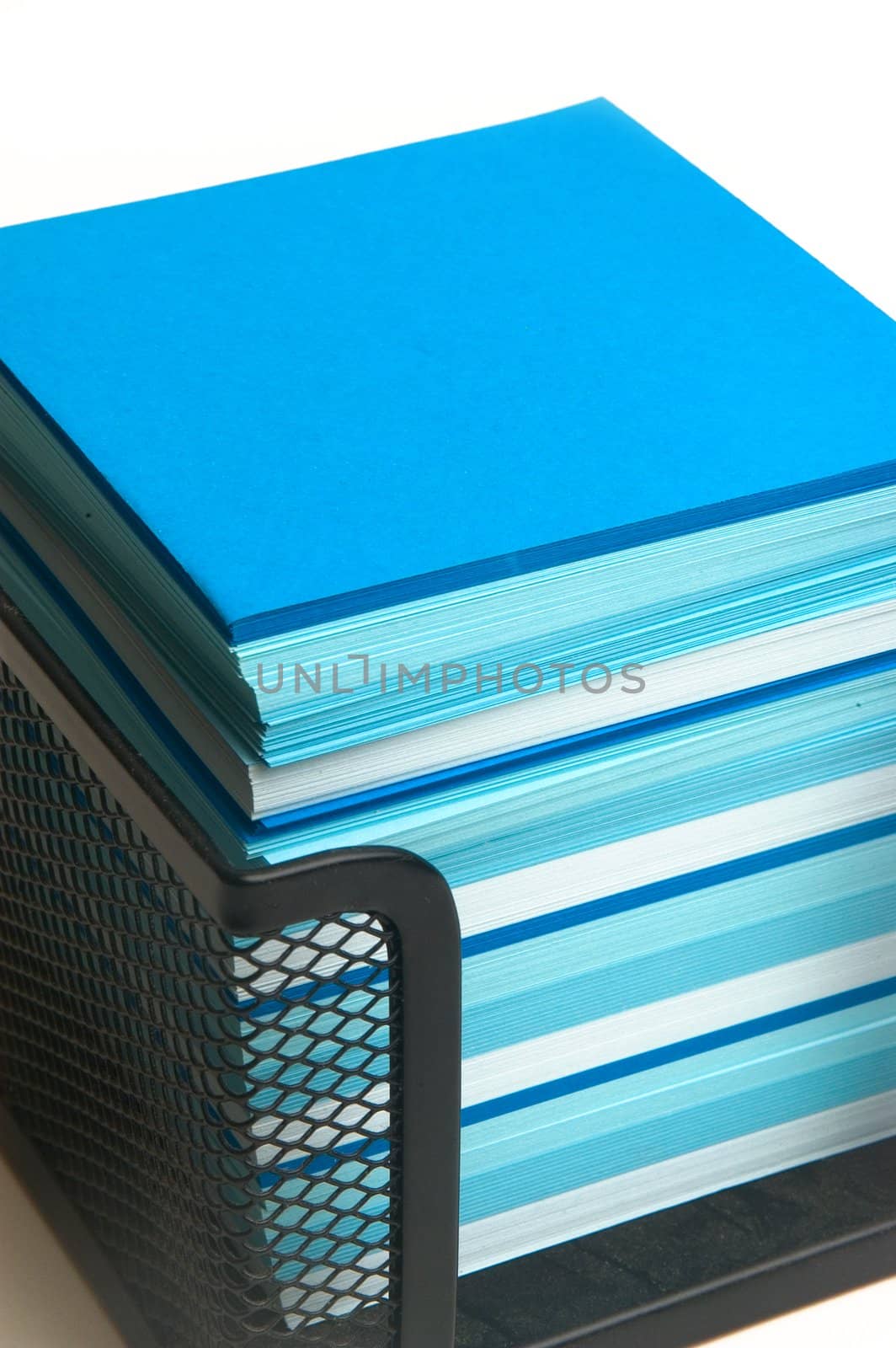 notebook office on white background