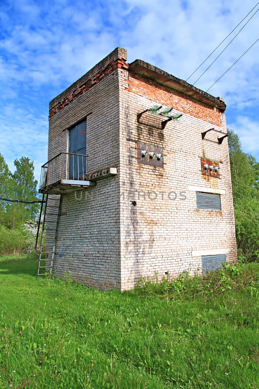 old electric transformer