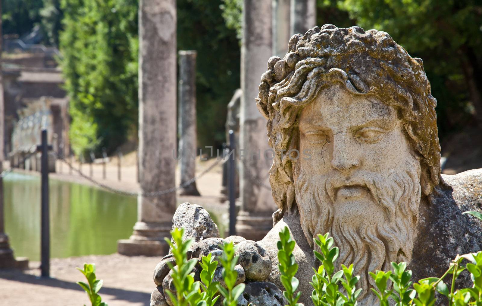 Villa Adriana in Tivoli - Italy. Example of classic beauty in a roman villa.