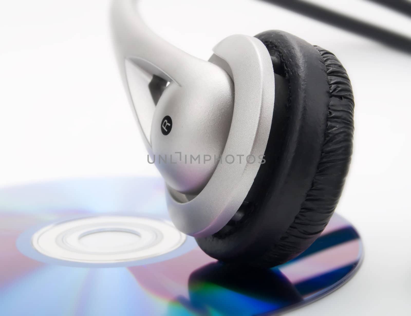 Headphones and cd by henrischmit