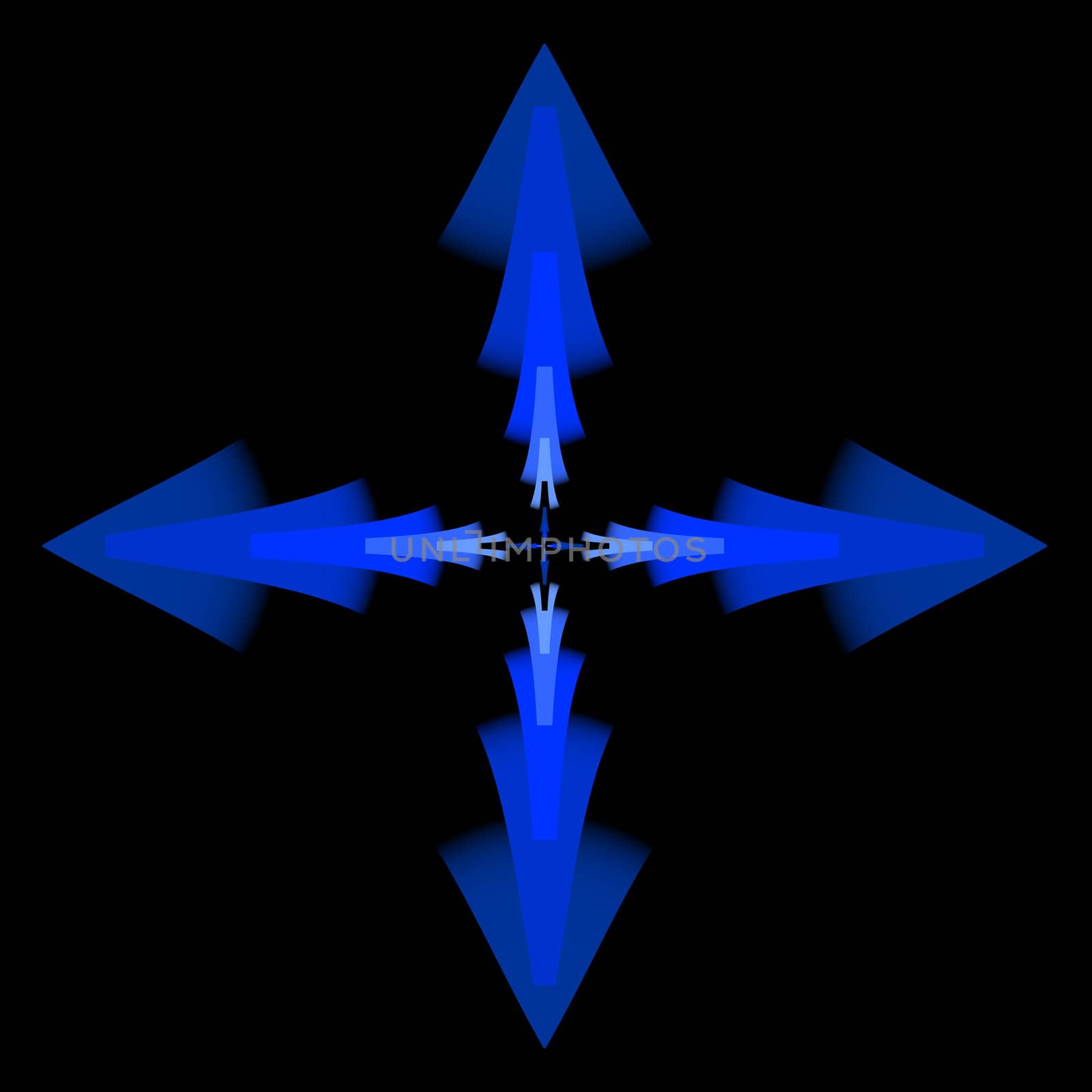 Blue Arrows by patballard