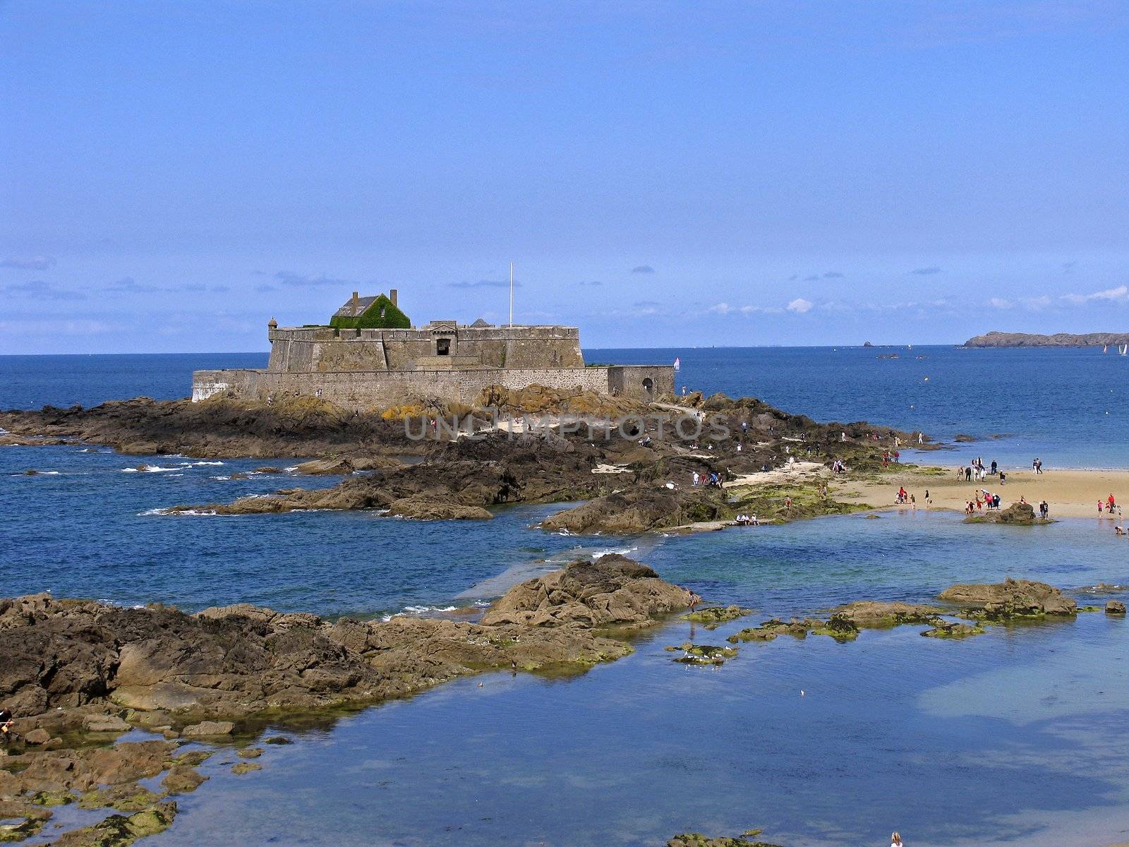 St-Malo, Fort National, Brittany, North France