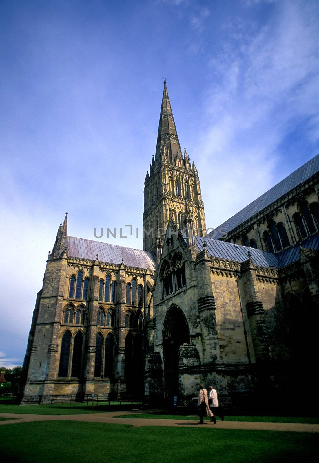 Salisbury Cathedral in UK.
