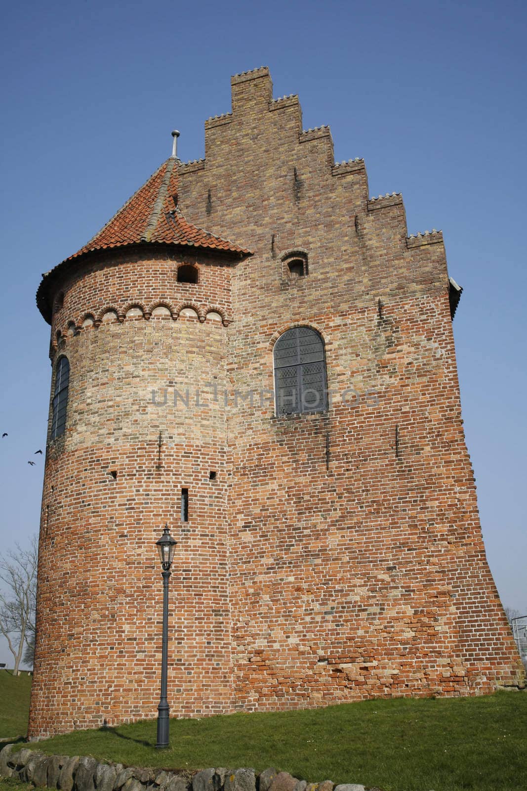 The gable of the 800 years old Nyborg Castle - Denmark.