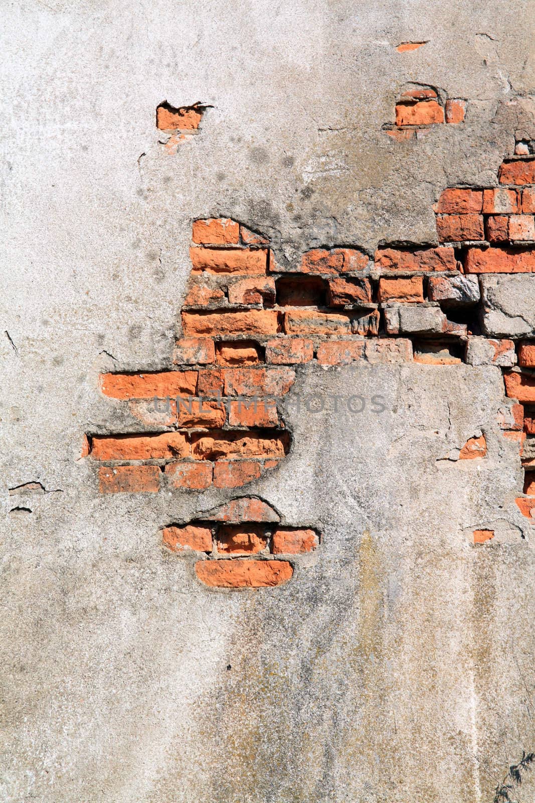 aging brick wall