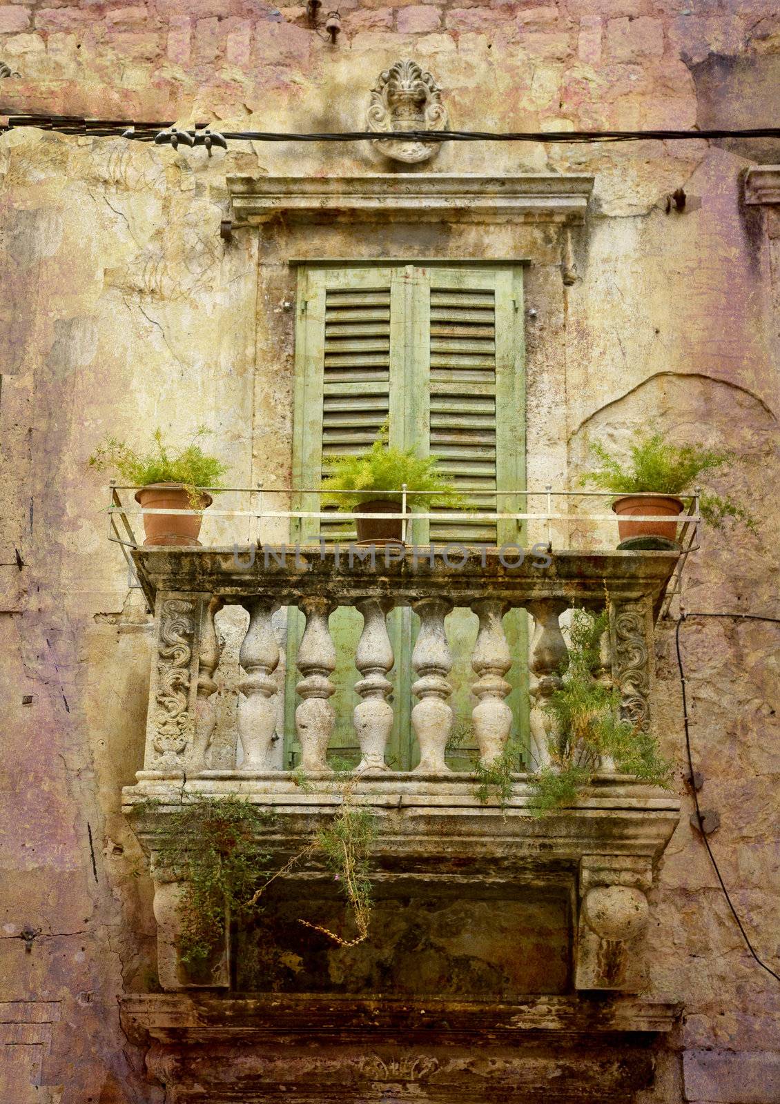 Tiny balcony Split - retro by ABCDK