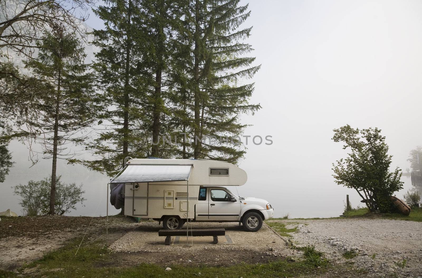 Camping by Lake Bohinj by ABCDK