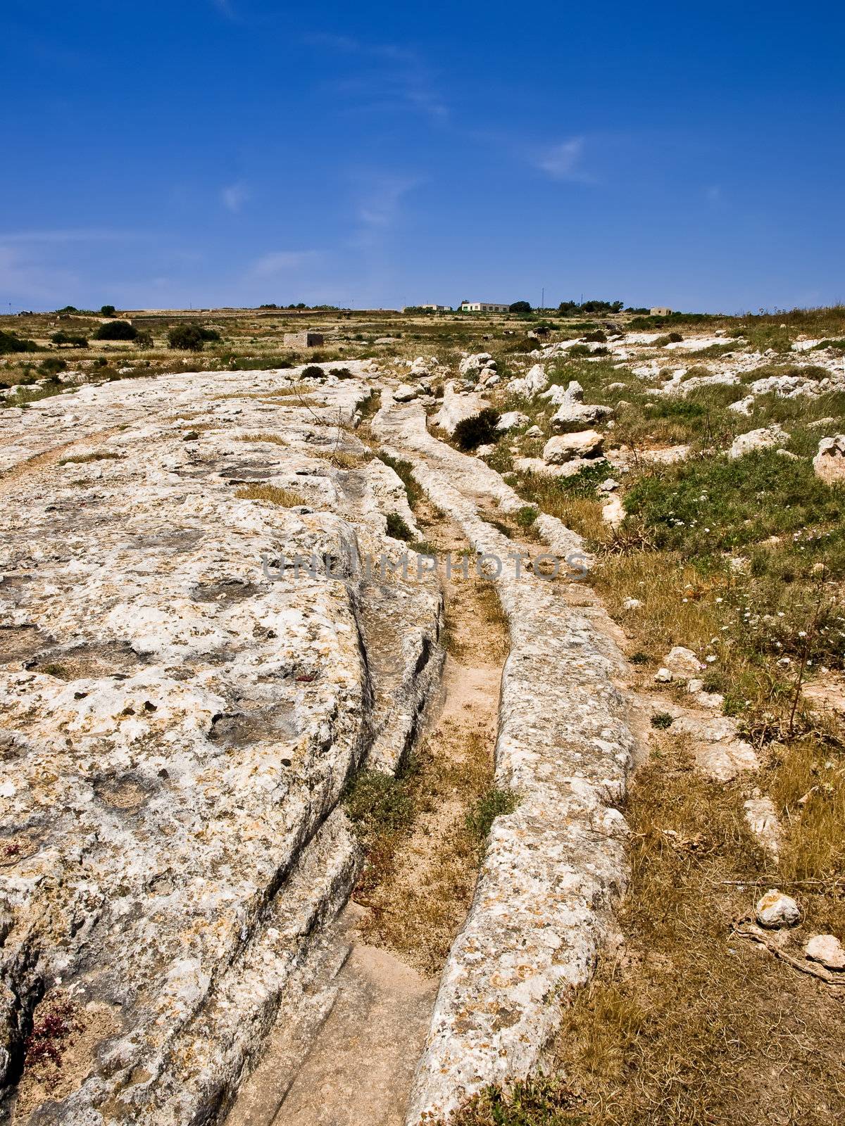 These rock hewn lines in Malta are a mystery similar to the Nazca lines