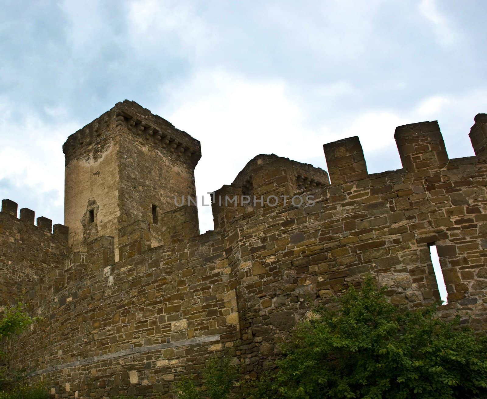 The Genoese fortress is in Crimea