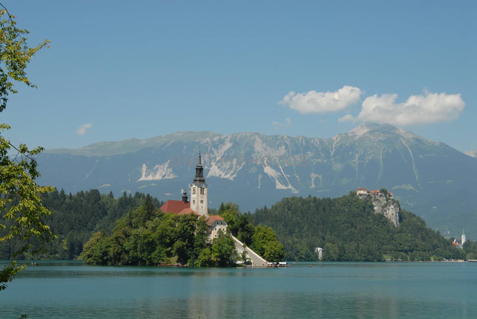 Wiew of Bled Church by Heakos