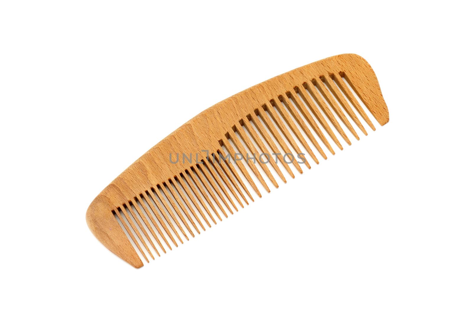 comb for hair isolated on a white background                                    