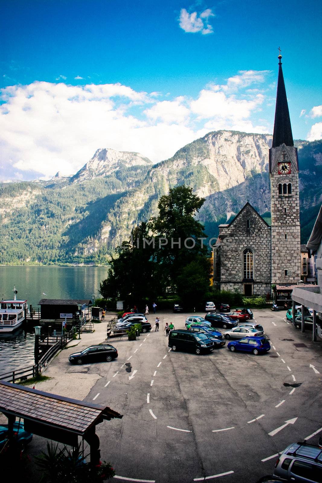 Town of Hallstatt, Austria. UNESCO world heritage