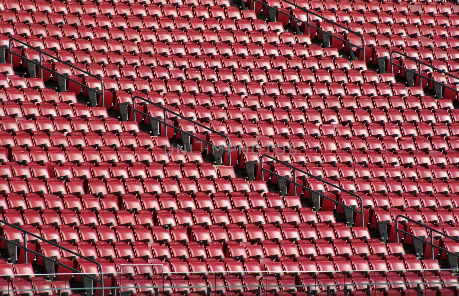Red Stadium Seats
 by ca2hill