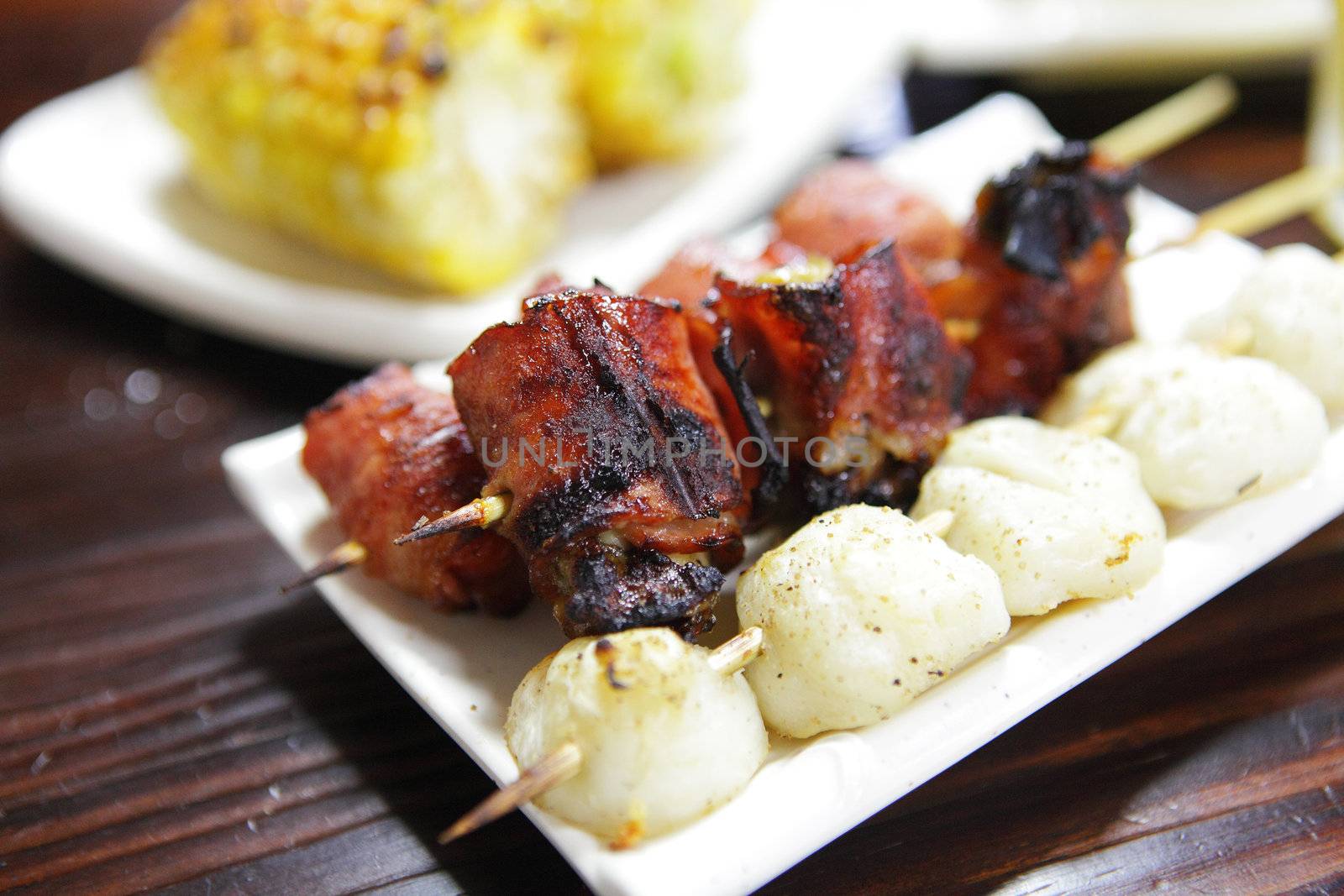 Barbecue food from japan