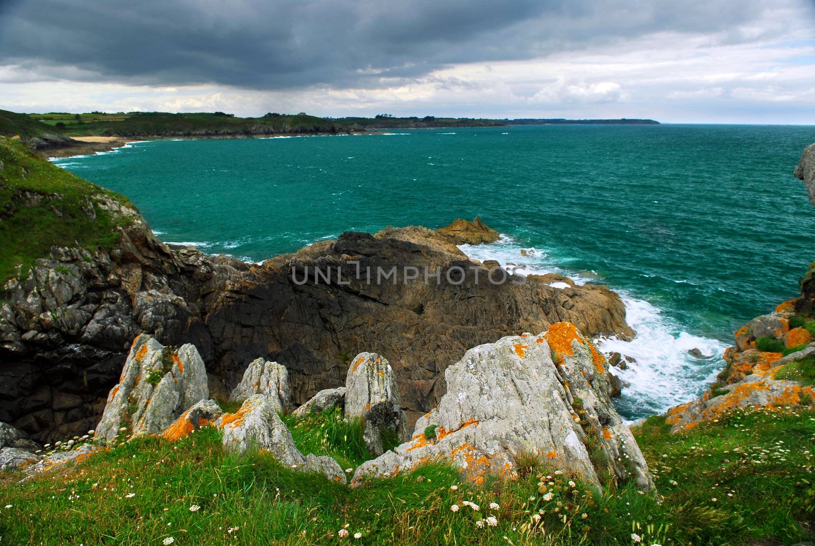 Brittany coast by elenathewise
