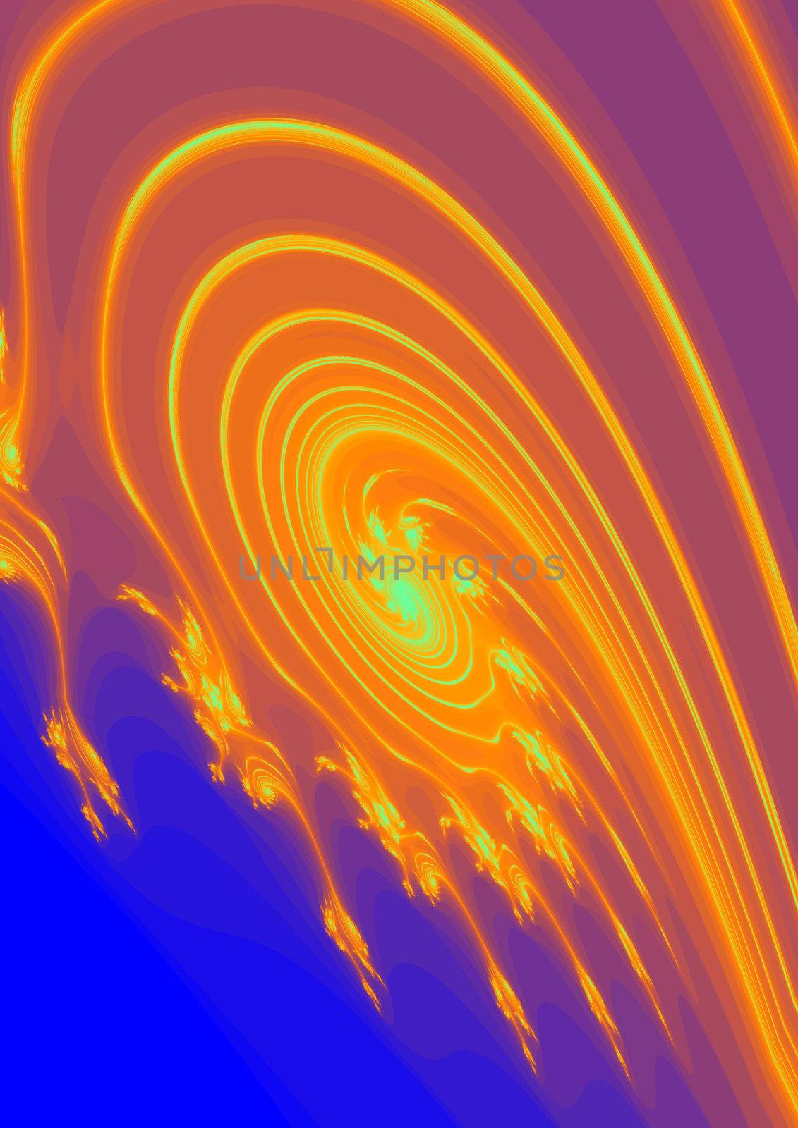 A fractal representation an explosion