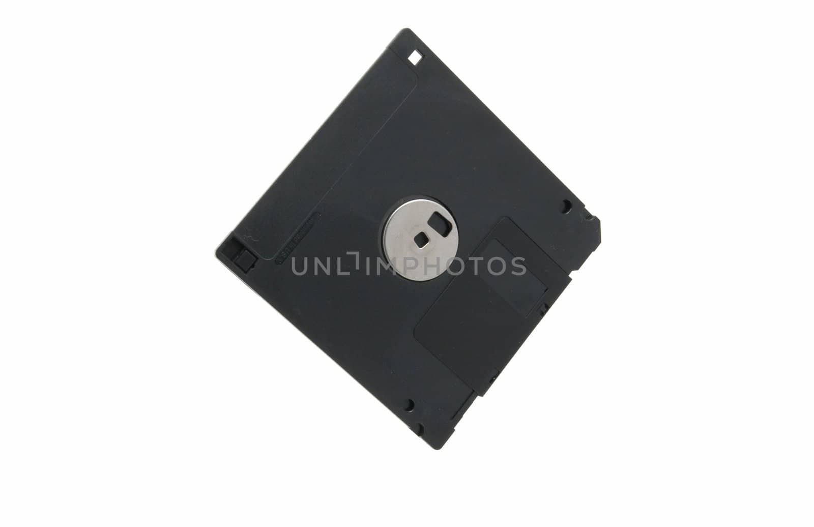 Diskette on a white background