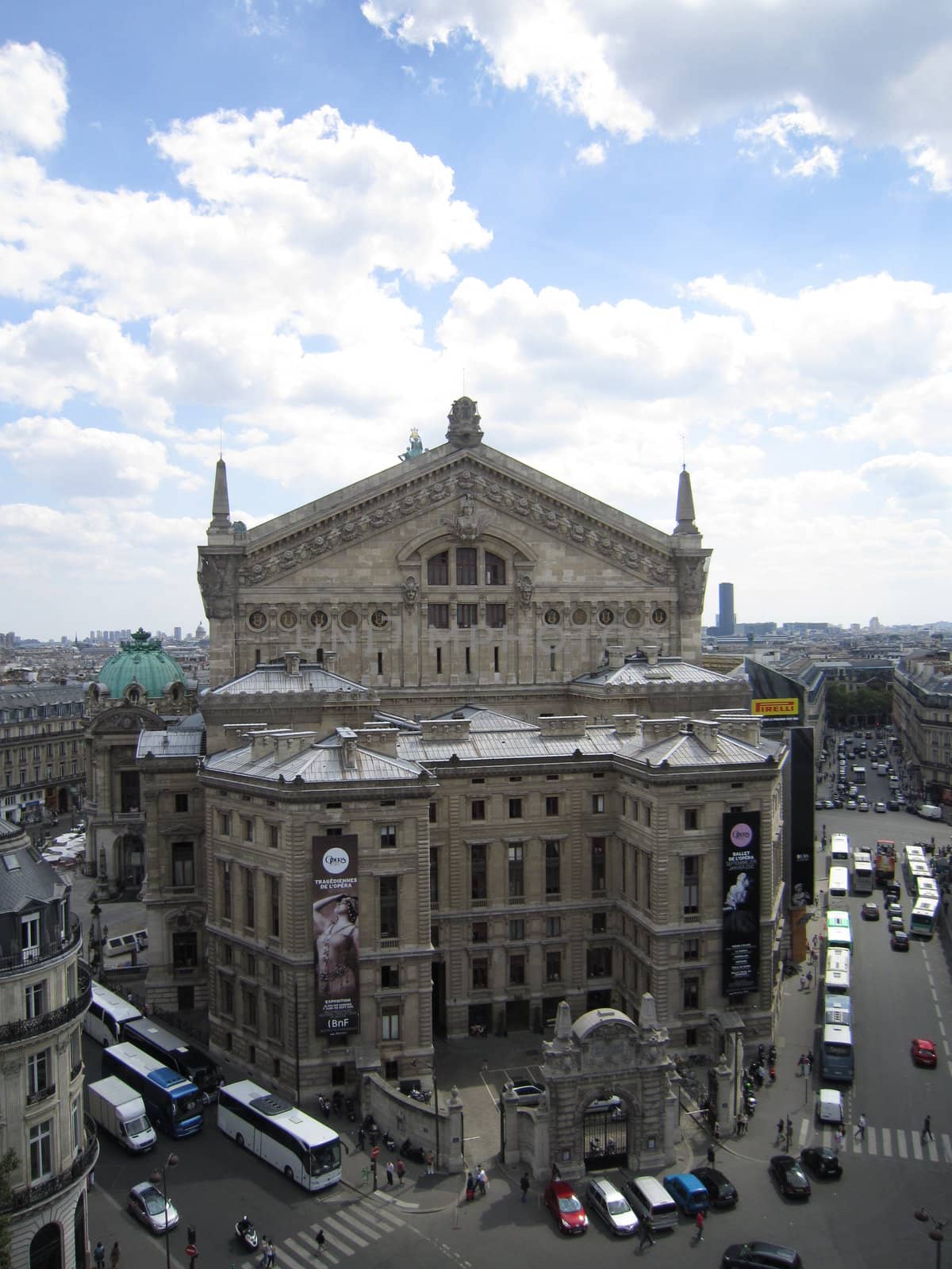 The Opera building in Paris