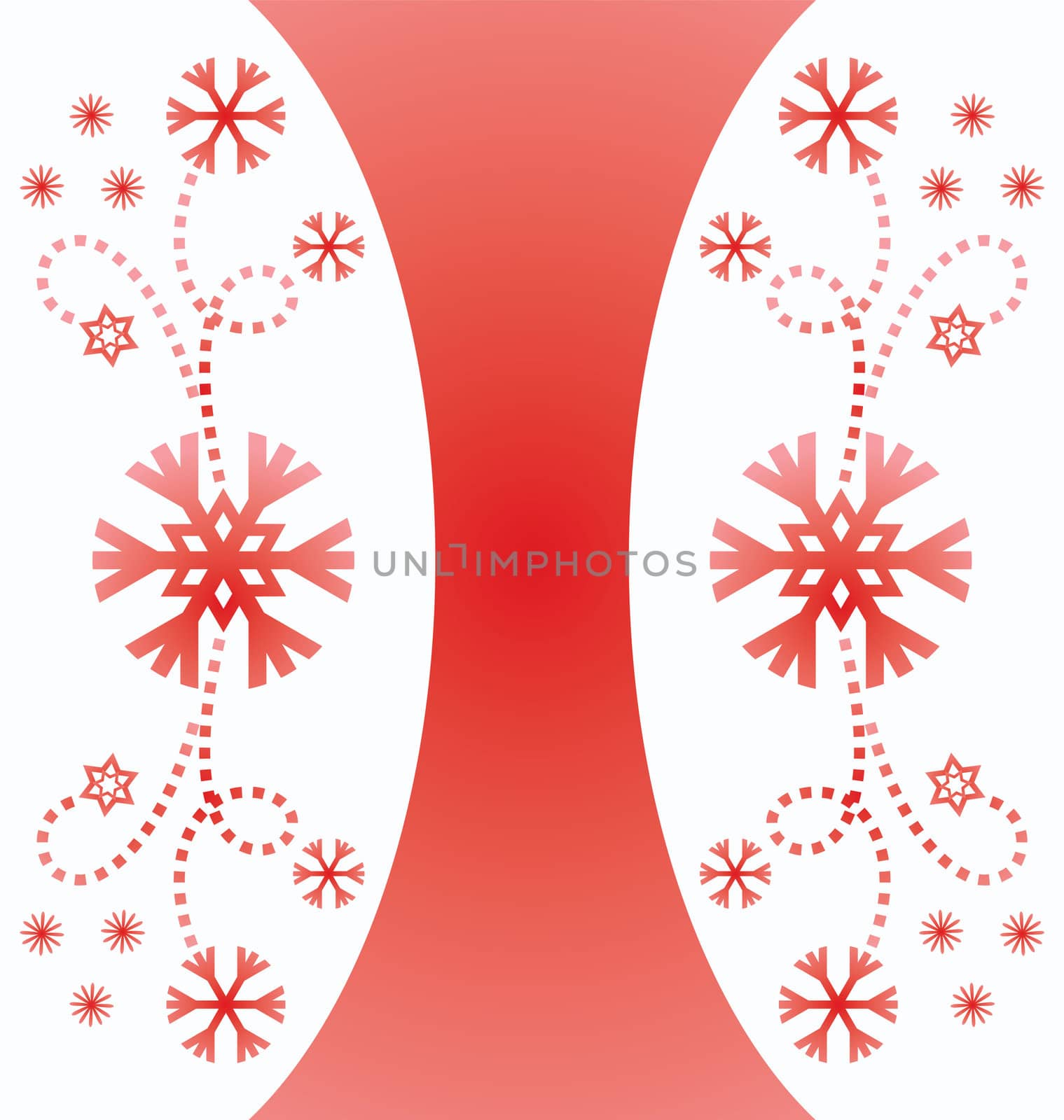 christmas vintage snowflake card  by CherJu