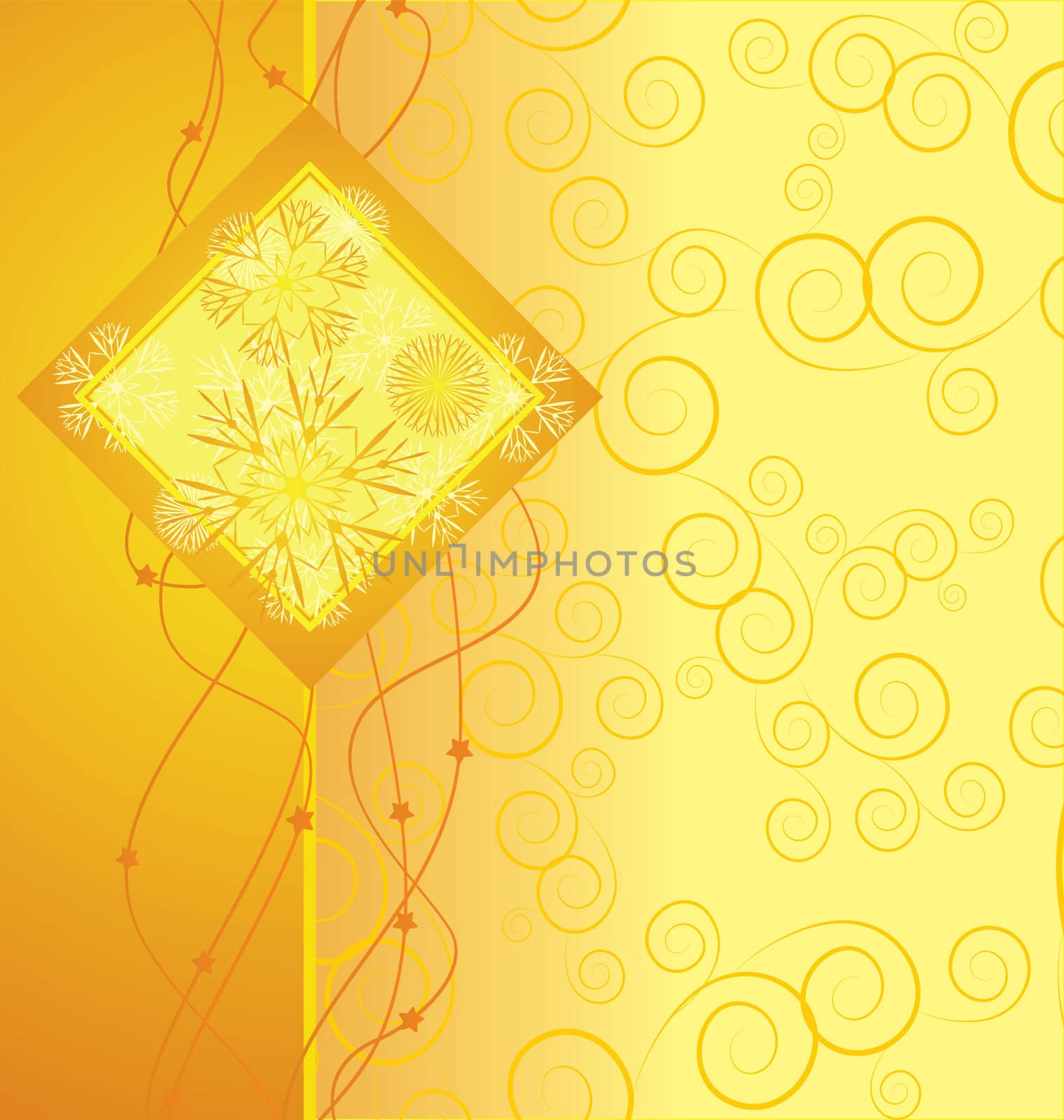 christmas vector border snowflake card