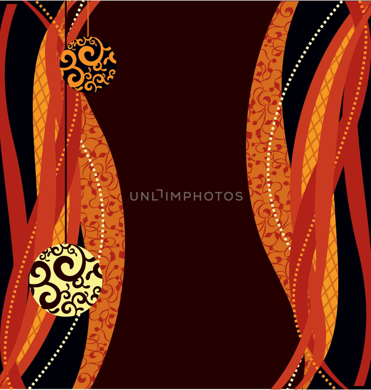 christmas frame vector  illustration