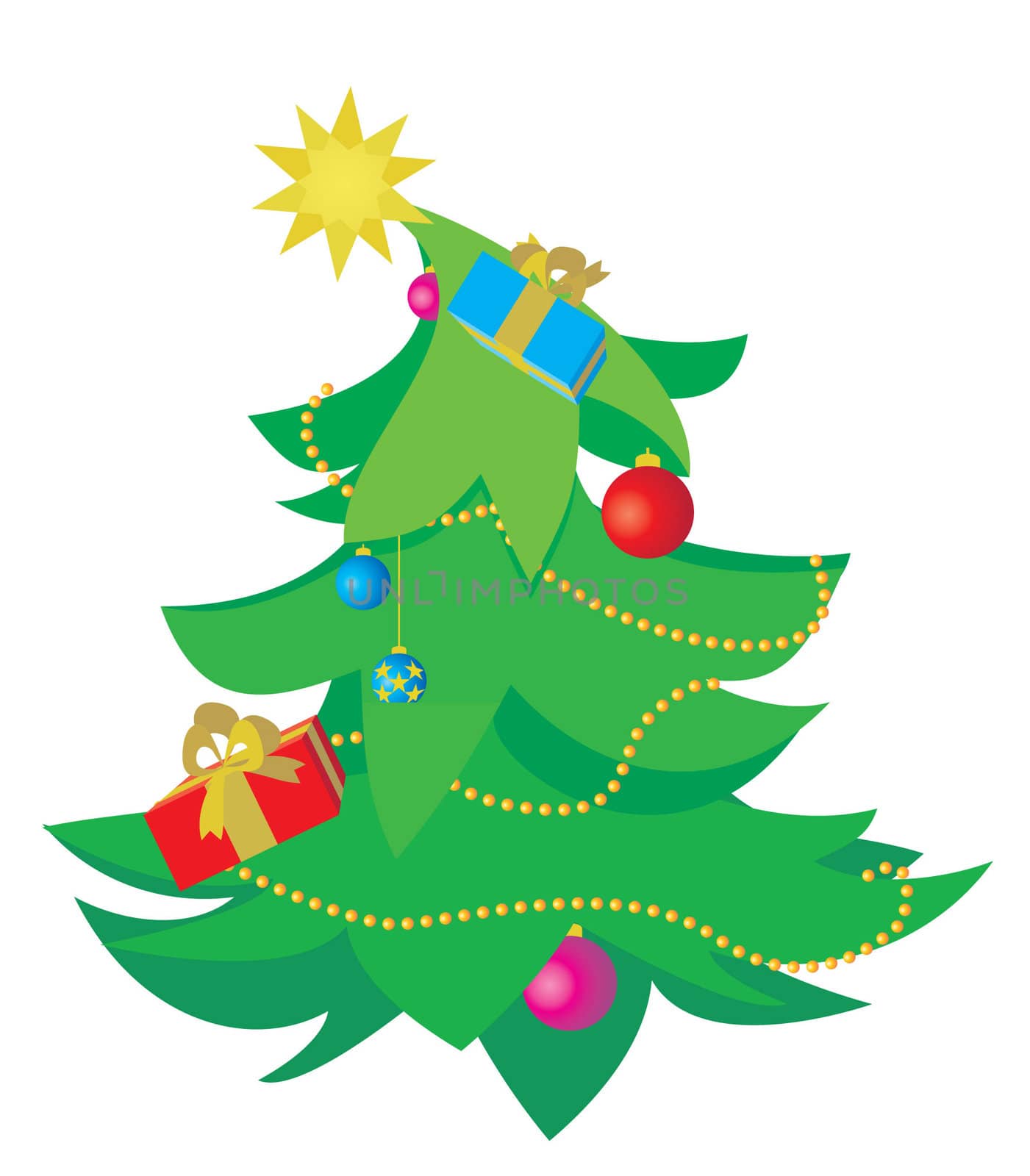 vector christmas tree