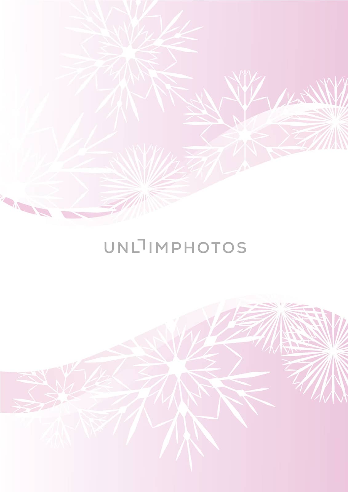 snowflakes abstract vector pink  backdrop by CherJu